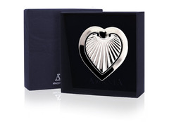 Серебряная декоративная  закладка для книг в форме сердца «Середечко»